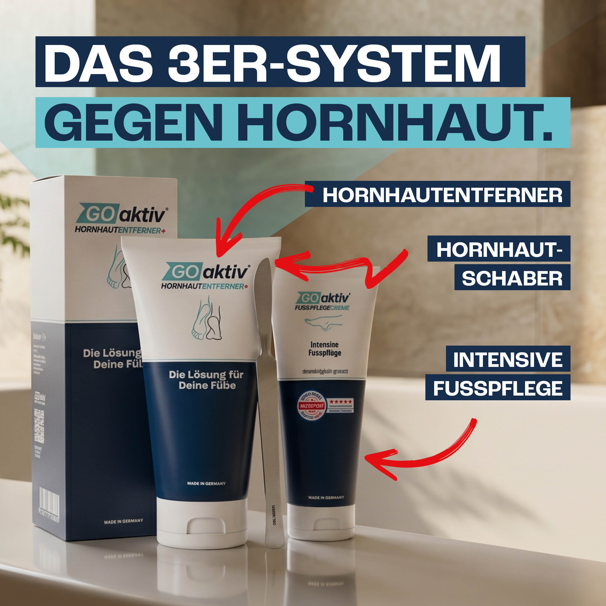 Hornhaut-Entferner Set