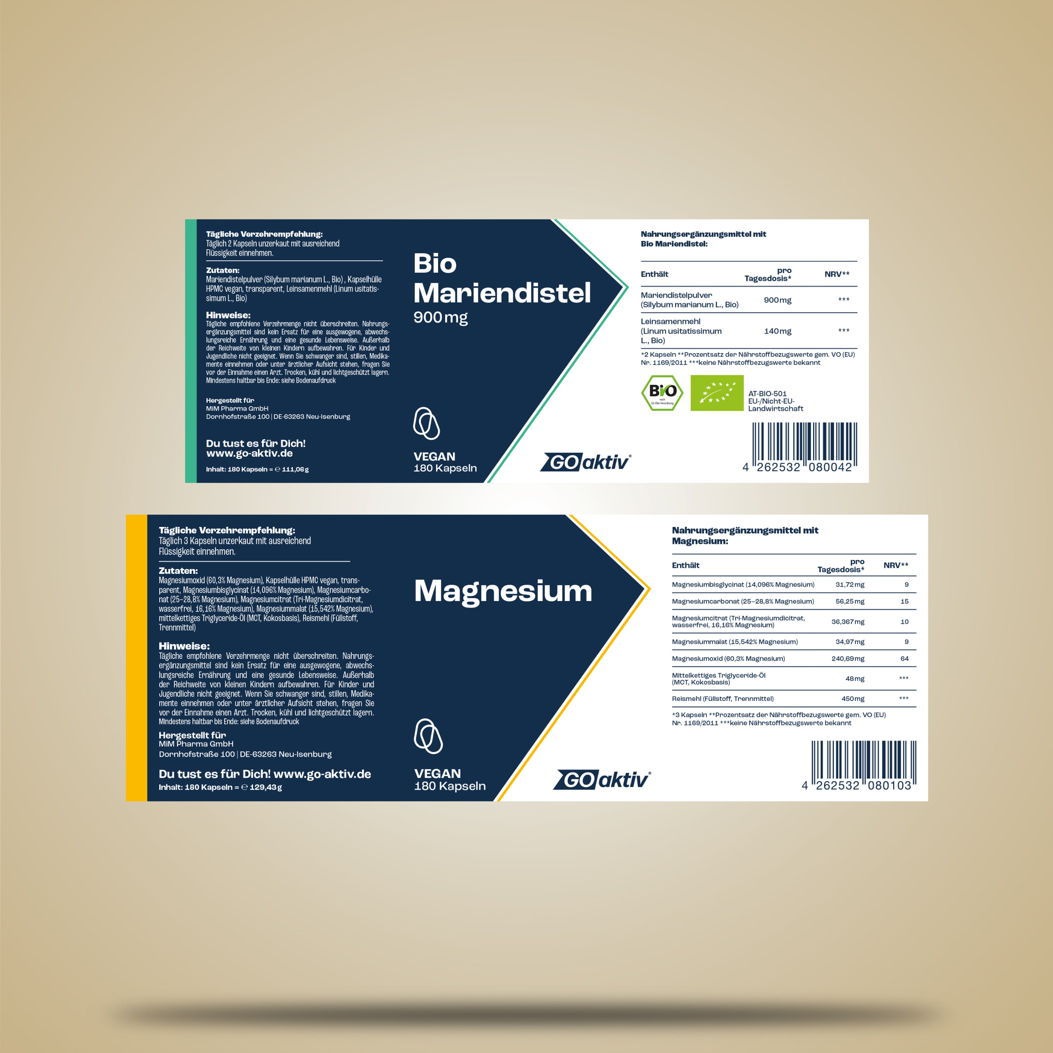 Bestseller-Bundle (Mariendistel & hochdosiertes Magnesium)