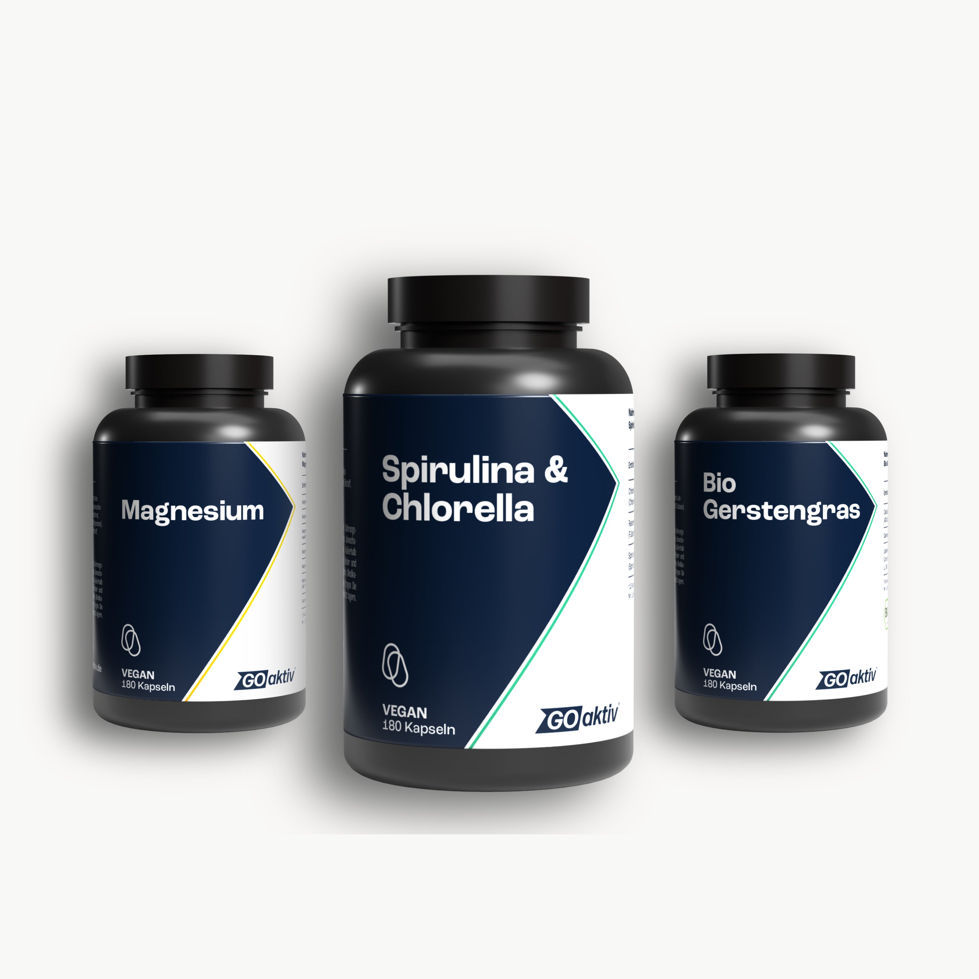 Energie-Boost (Spirulina Chlorella, Gerstengras Bio & Magnesium)