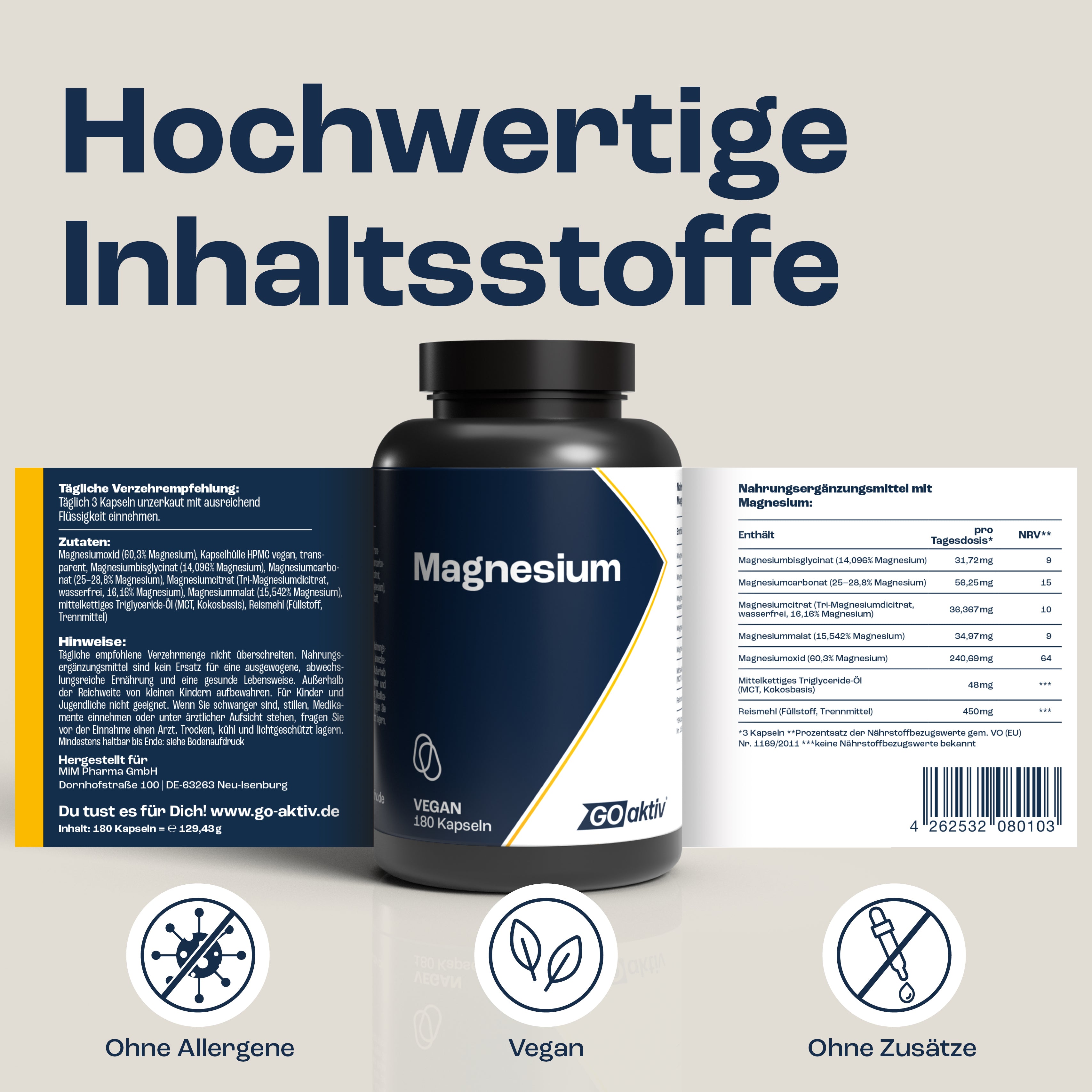 Magnesium Komplex Kapseln