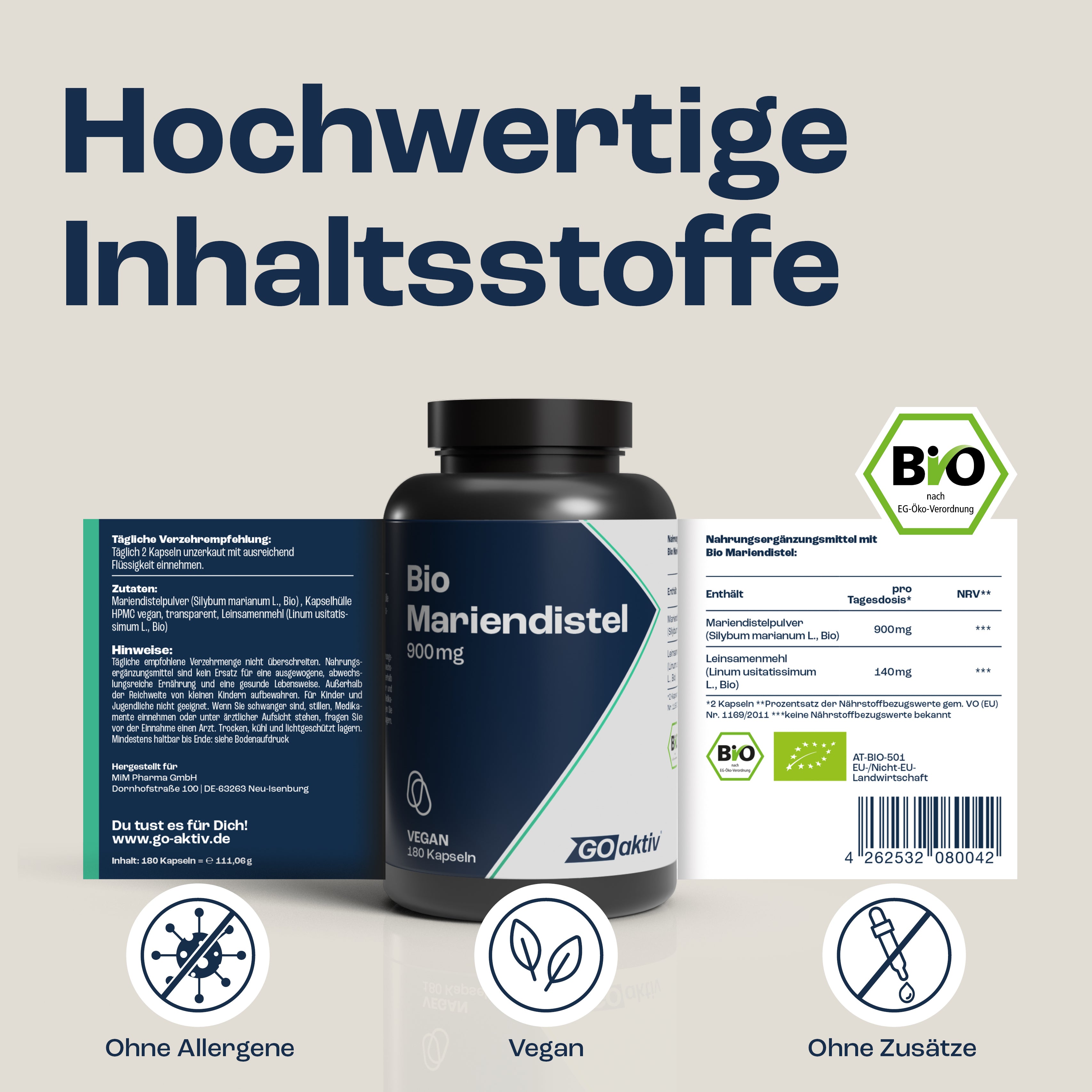 Mariendistel Bio Kapseln