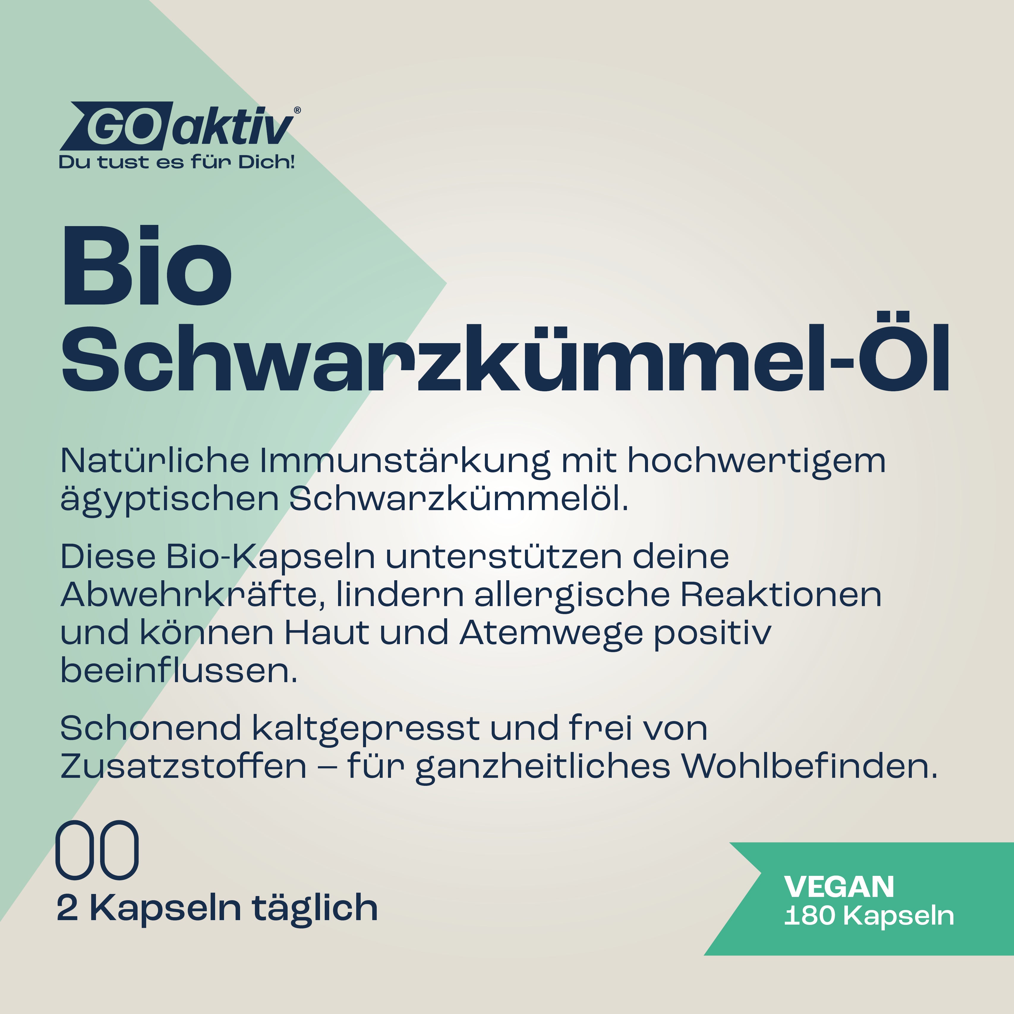 Schwarzkümmelöl Bio Kapseln