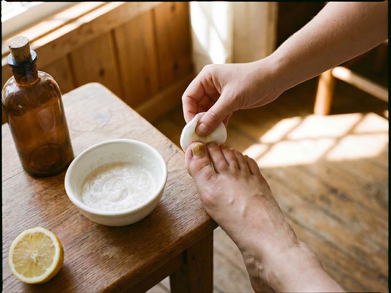 Nagelpilz Hausmittel im Test: Was wirklich pflegt