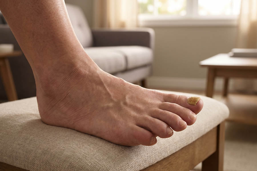 Nagelpilz am großen Zeh: Häufigster Befall — was zu tun ist