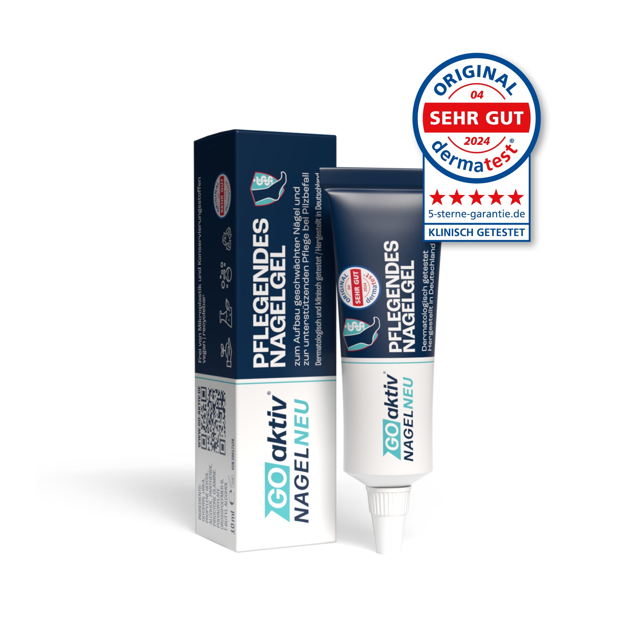 NAGELNEU Pflegendes Nagelgel 10ml Gel GOaktiv® NAGELNEU Pflegendes Nagelgel 10ml 