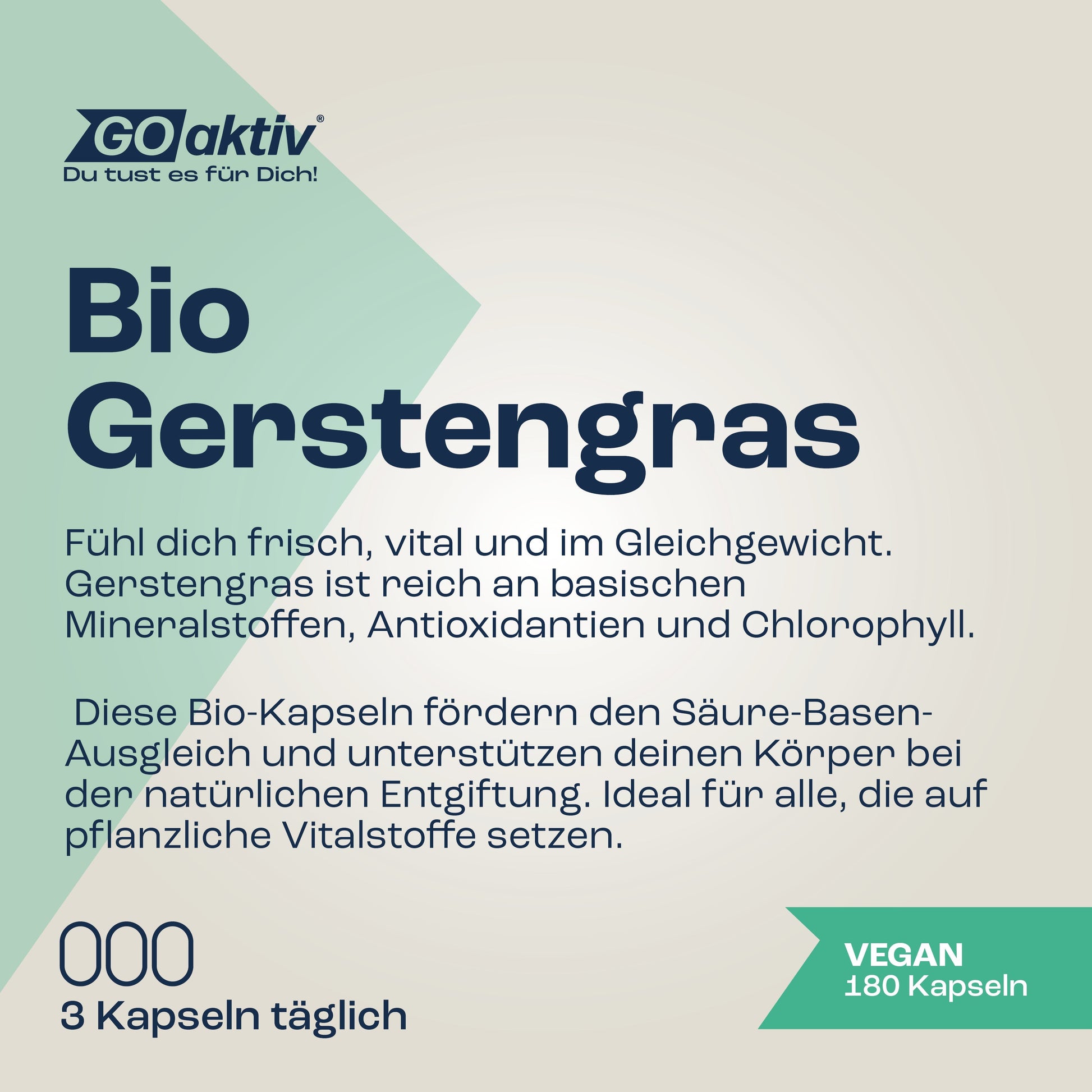 Gerstengras Bio Kapseln Kapseln GOaktiv® 