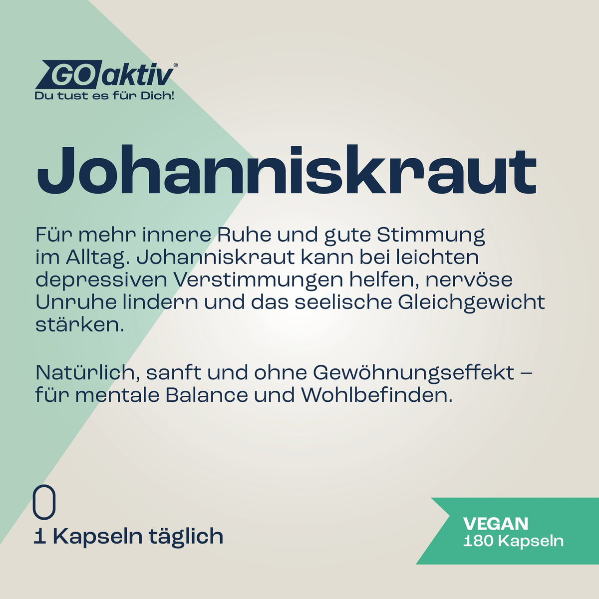 Johanniskraut Kapseln Kapseln GOaktiv® 