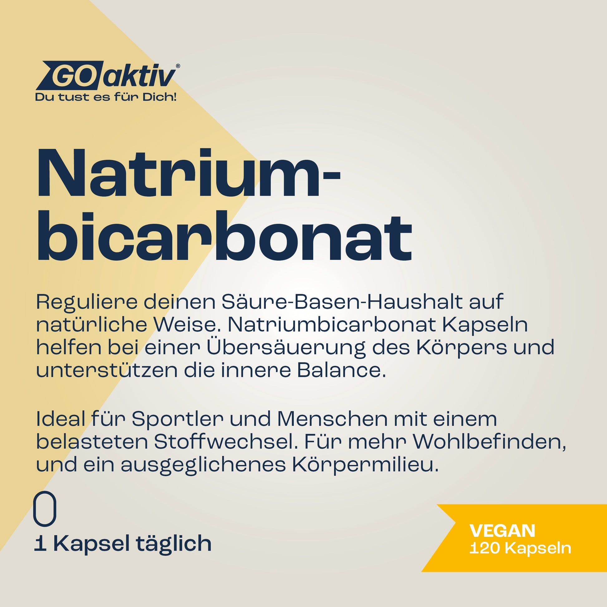 Natriumbicarbonat 1.000mg Kapseln Kapseln GOaktiv® 