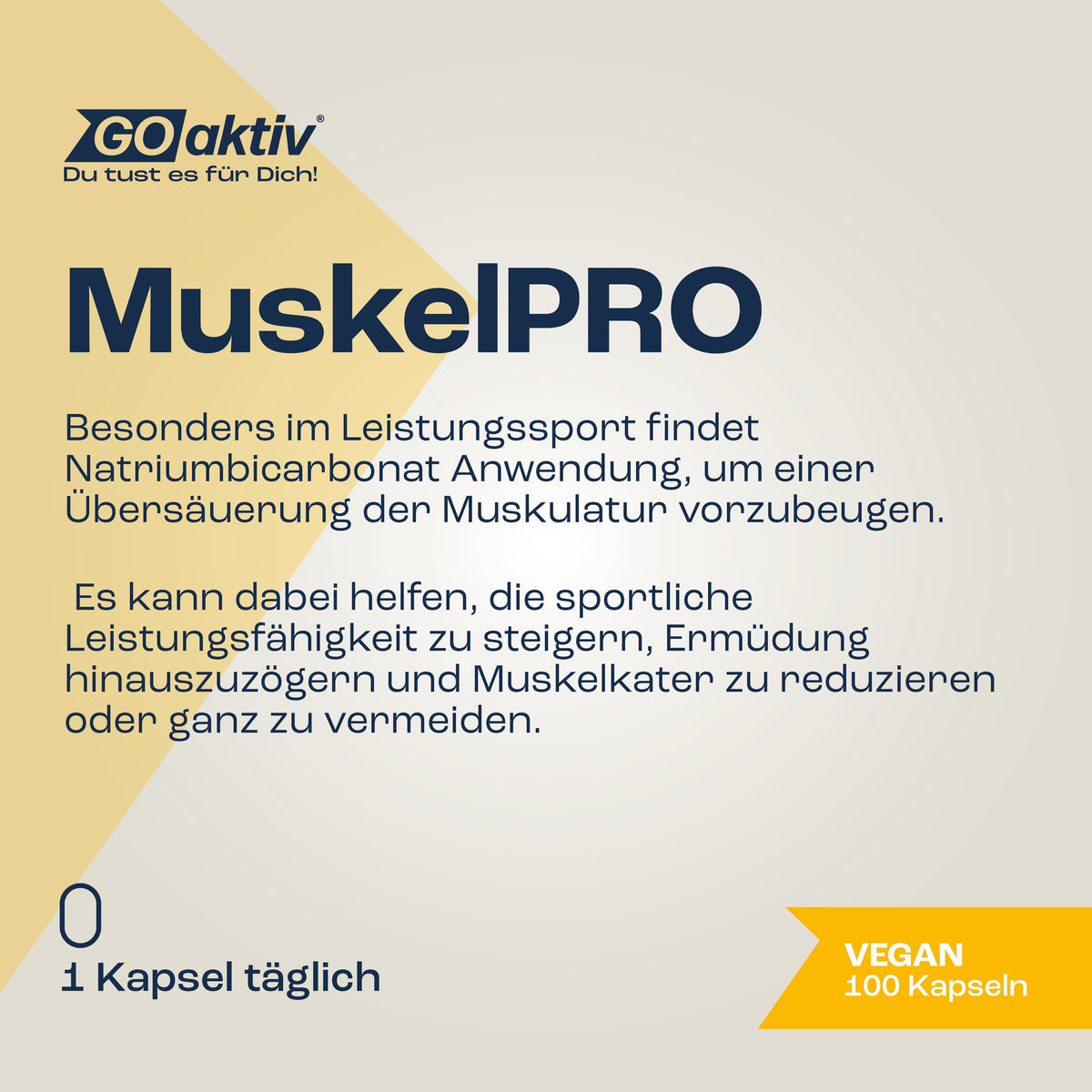 MuskelPRO 1.000mg Tabletten GOaktiv® 