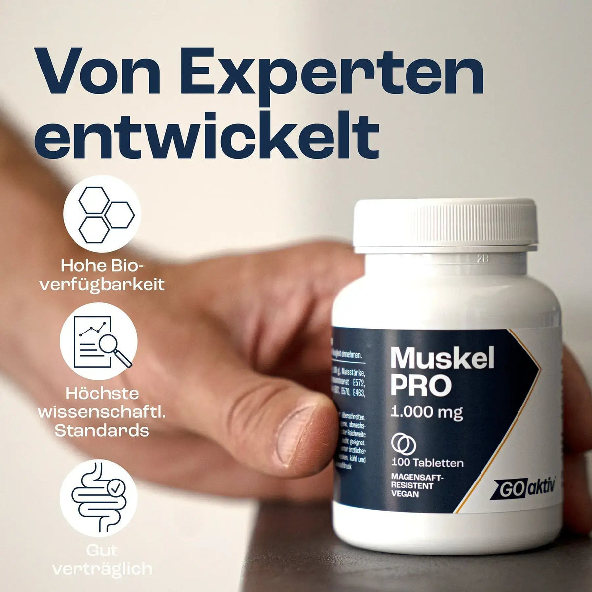 MuskelPRO 1.000mg Tabletten GOaktiv® 