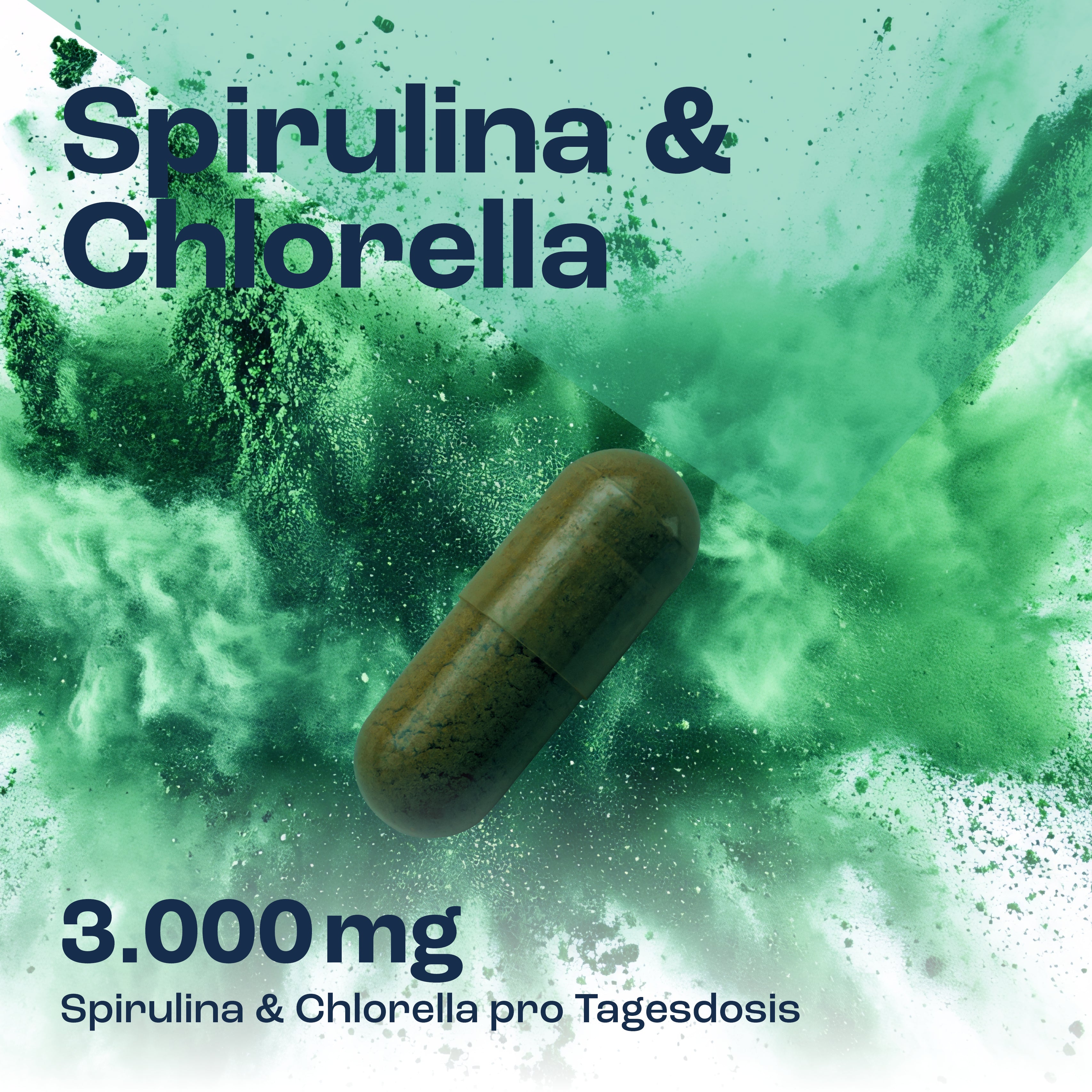 Spirulina Chlorella Kapseln