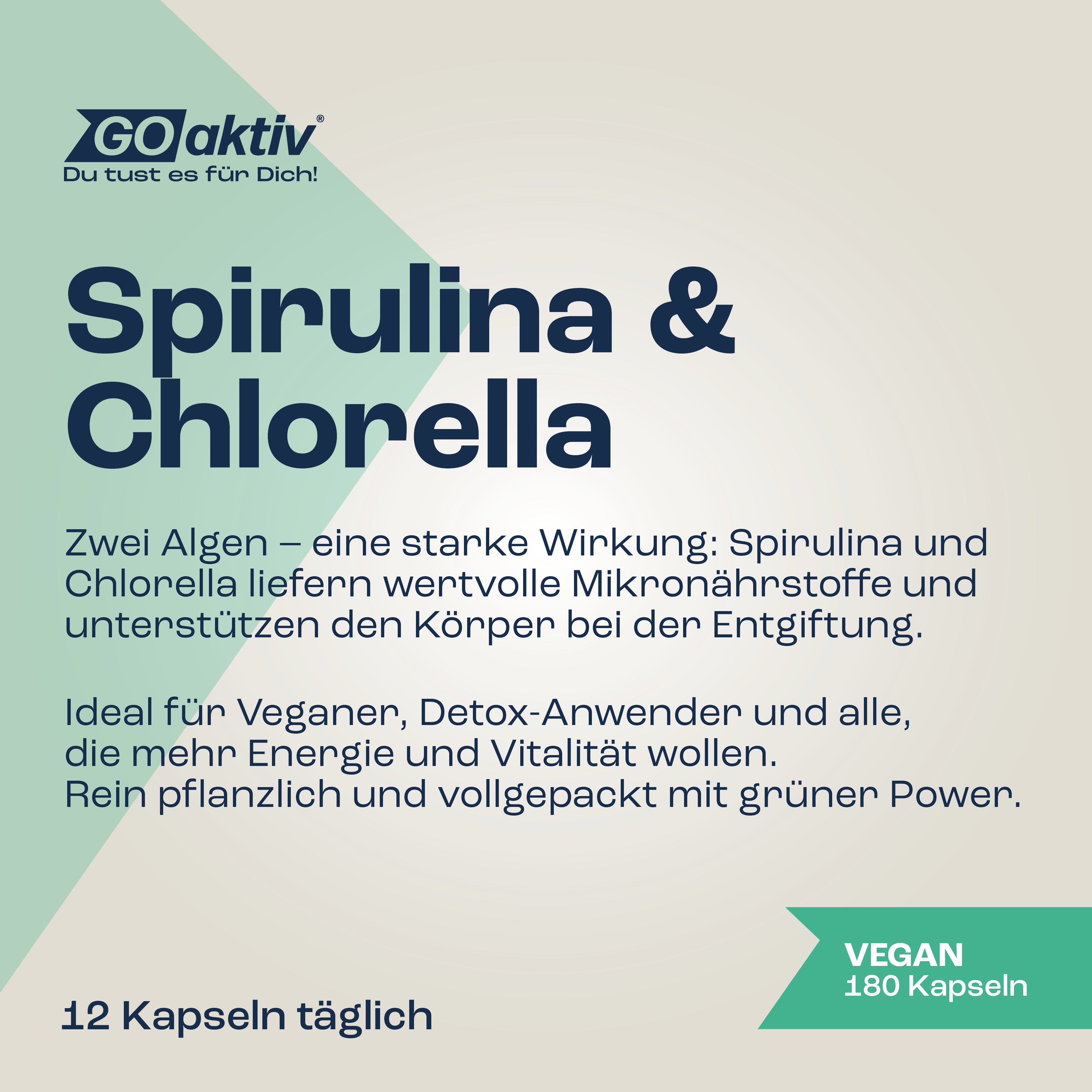 Spirulina Chlorella Kapseln