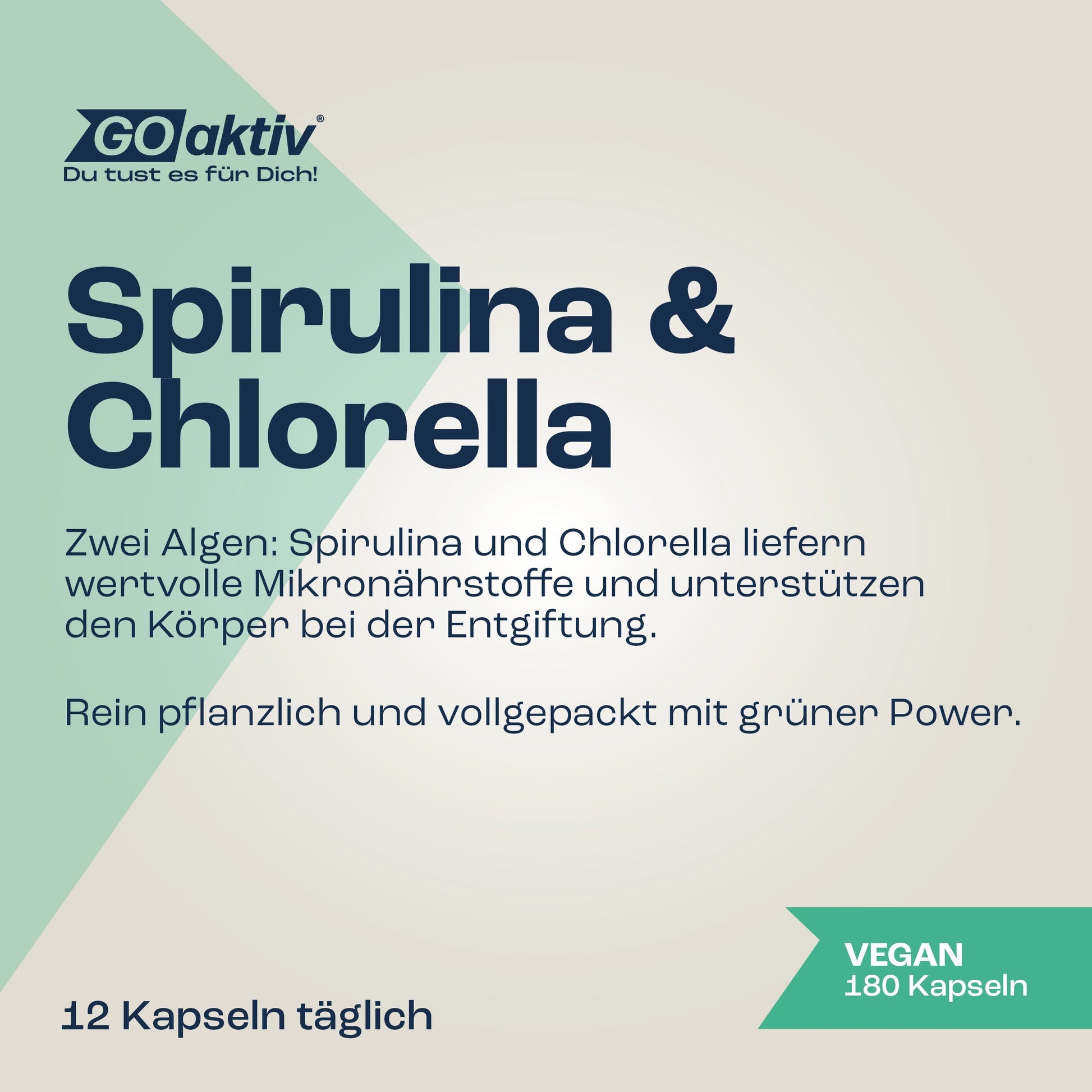 Spirulina Chlorella Kapseln Kapseln GOaktiv® 