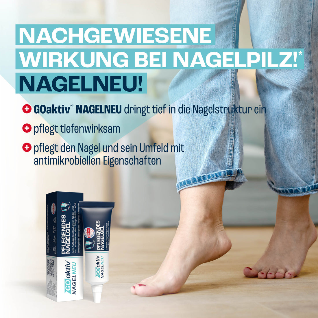 Pflegt in der Nagelstruktur, nicht nur darauf.